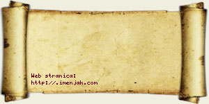 Kristina Paunović vizit kartica